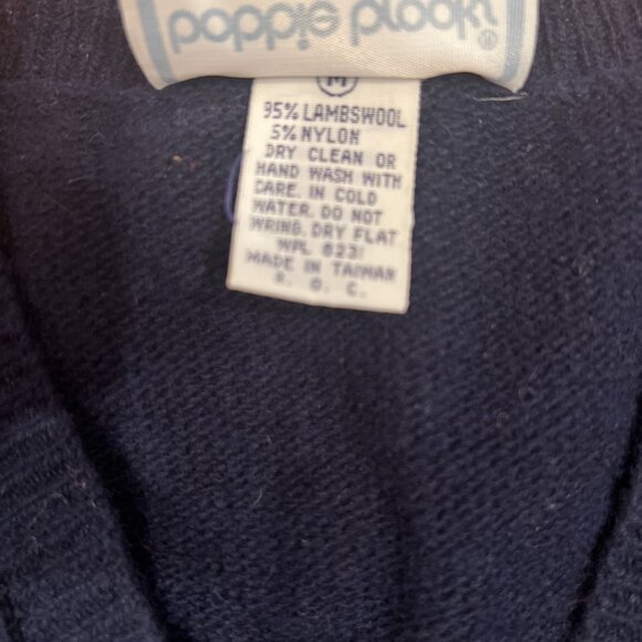 lambs wool Bobbie brooks vintage sweater vest old money style - Picture 9 of 12